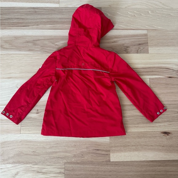 Kids size 4t Hunter Red Hooded Jacket with Zipper Pockets - Picture 6 of 11